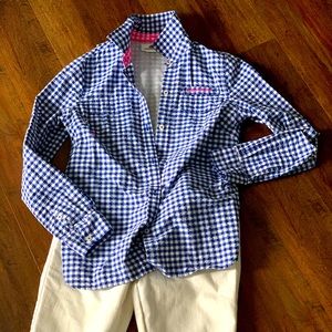 Seersucker button down